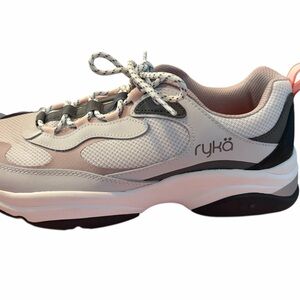 Ryka Women's Pink and Black Sneakers